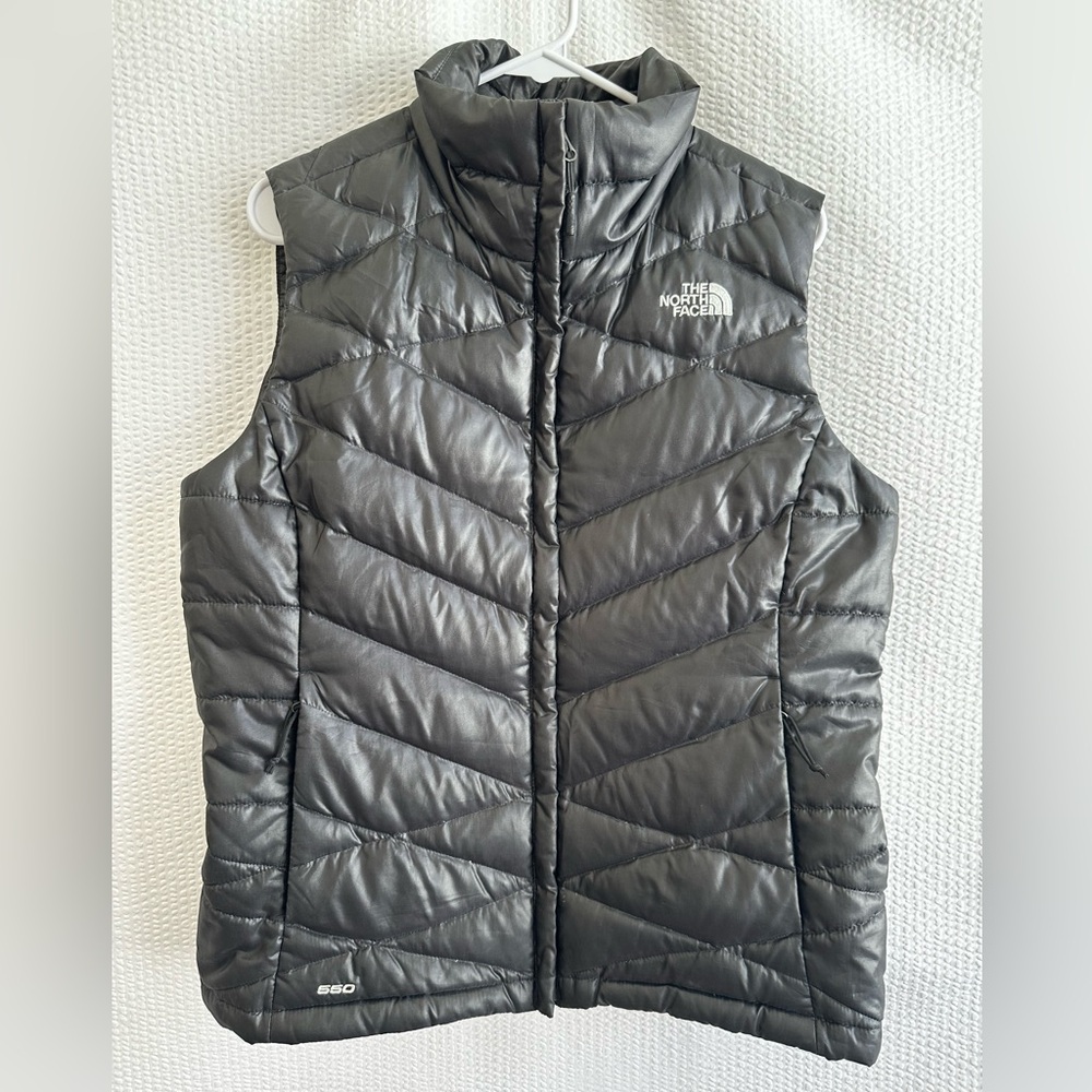 The North Face Aconcagua 550 Down Puffer Vest Women’s Medium Black Full Zip